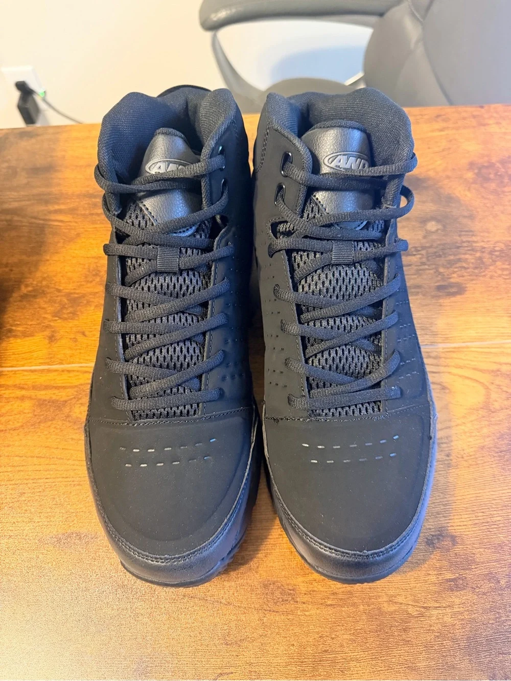 And1 Men's Black High-Top Athletic Shoes